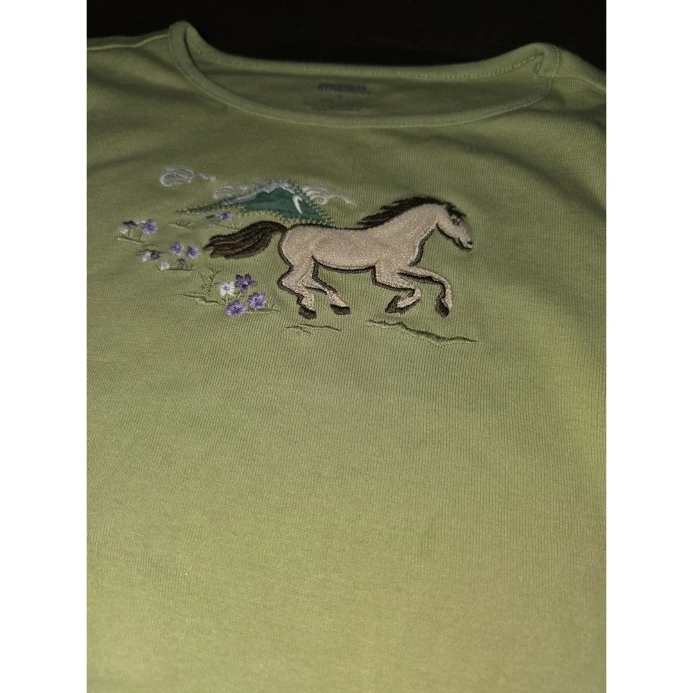 Gymboree cowgirls at heart horse top size 7 cord skort size 6